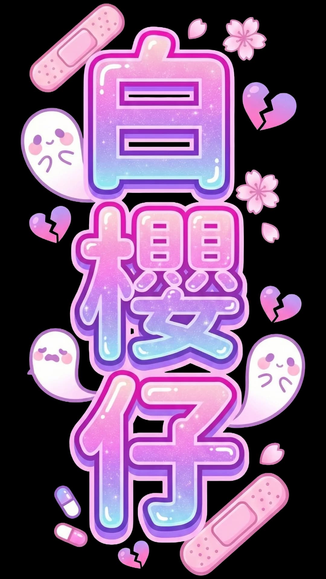 白櫻仔 🩷 Logo 標誌